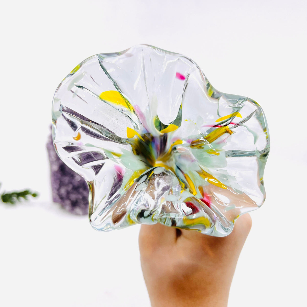 Pulled Glass Flower 457