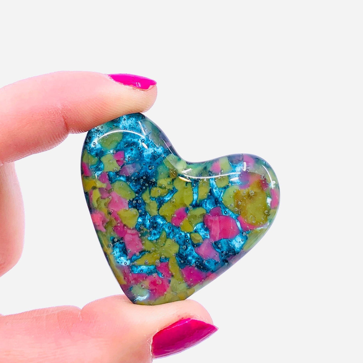 Fused Pocket Heart, Monet