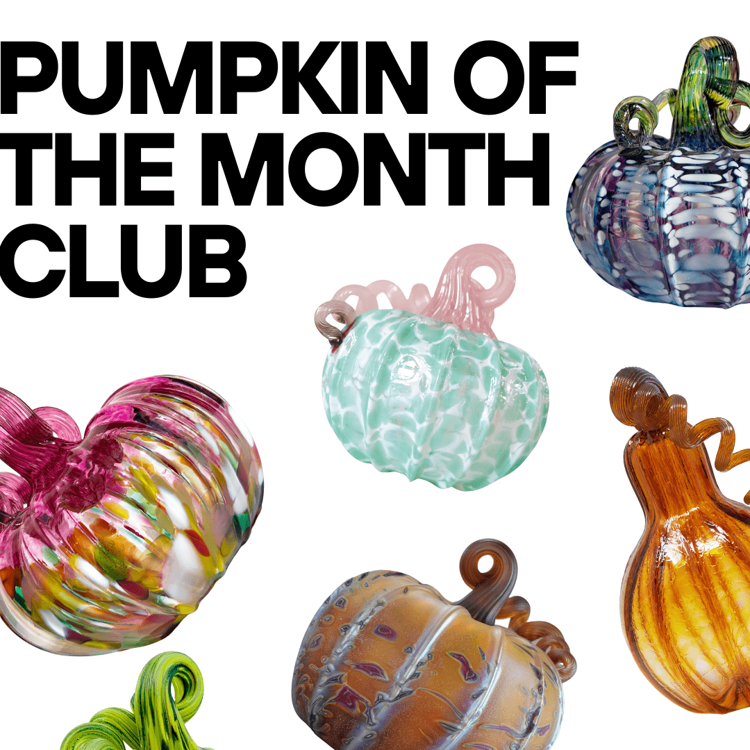 Pumpkin of the Month Club Mystery Luke Adams Glass Blowing Studio 