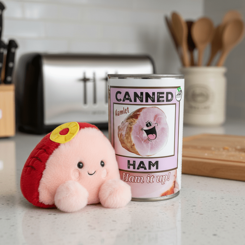 Stuffed Ham in a Can Canned Gifts 