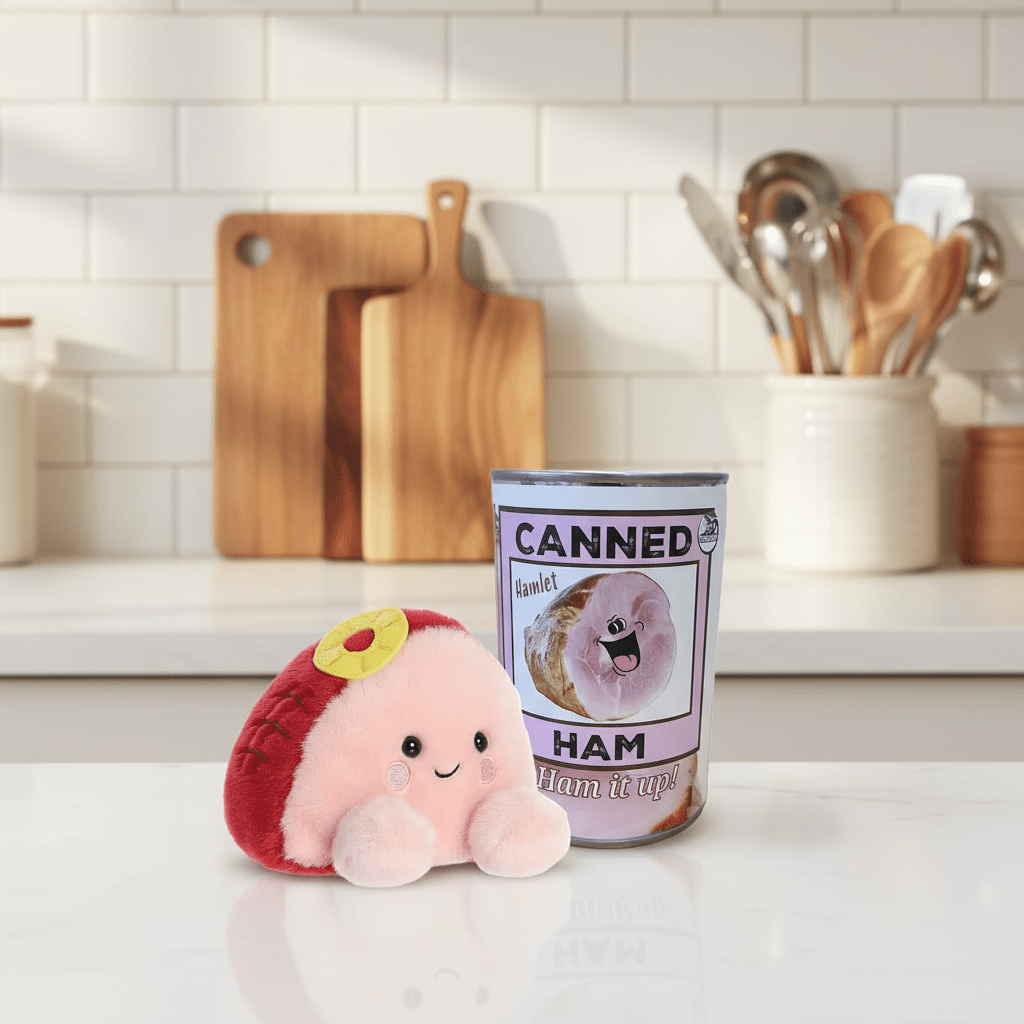 Stuffed Ham in a Can Canned Gifts 