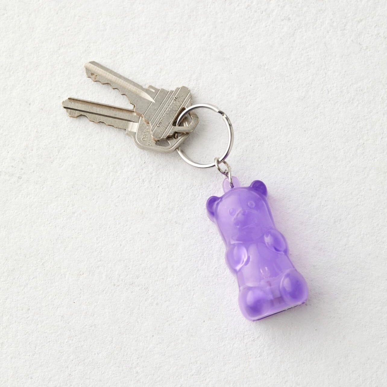 Squeezable Light Up Gummy Bear Key Chains Gummygoods 