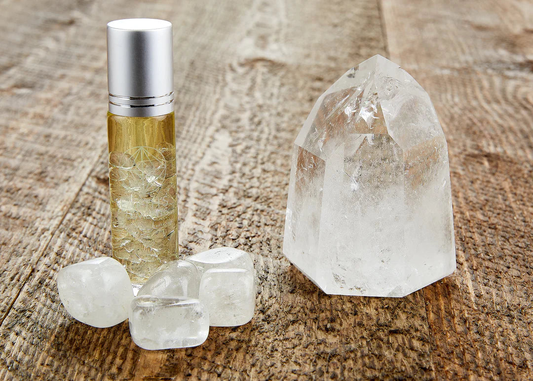 Essential Oil Crystal Roll On Decor Earth&#39;s Elements Mainfest 