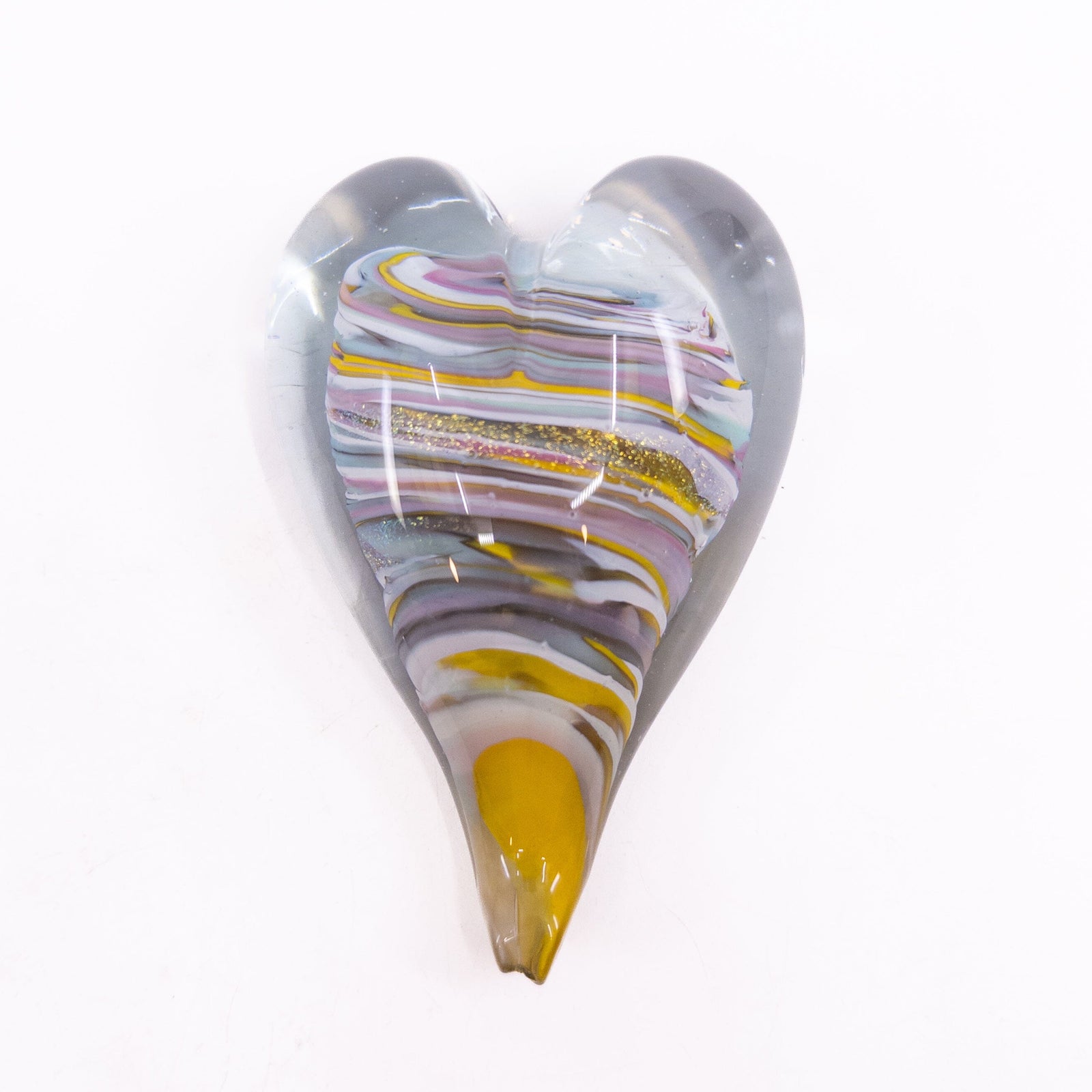 Facebook Live Heart Paper Weight 14 Facebook Live Luke Adams Glass Blowing Studio 