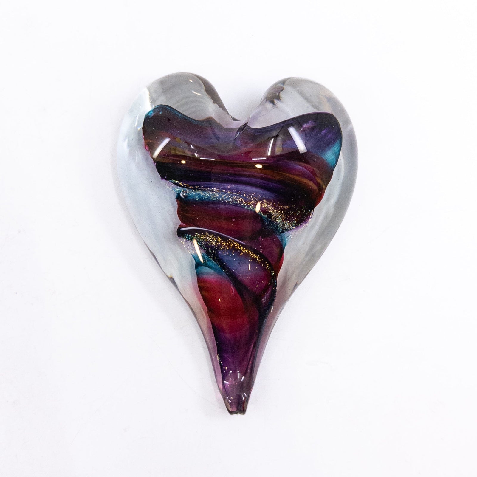 Facebook Live Heart Paper Weight 16 Facebook Live Luke Adams Glass Blowing Studio 