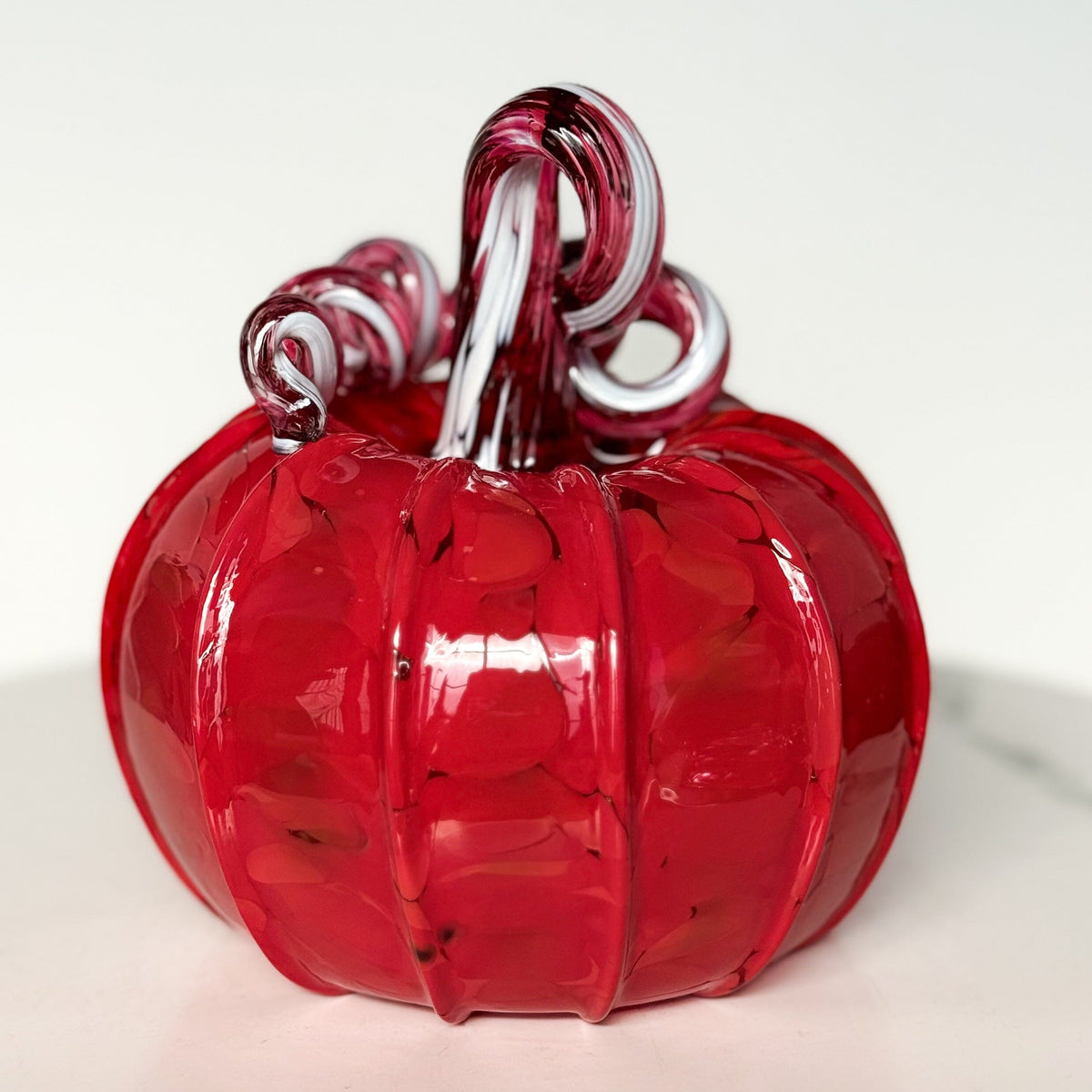 Facebook Live Pumpkin 3 Gabby Luke Adams Glass Blowing Studio 