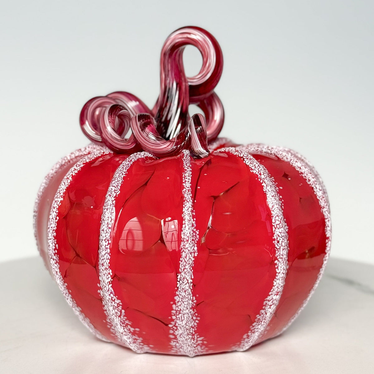 Facebook Live Pumpkin 7 Gabby Luke Adams Glass Blowing Studio 