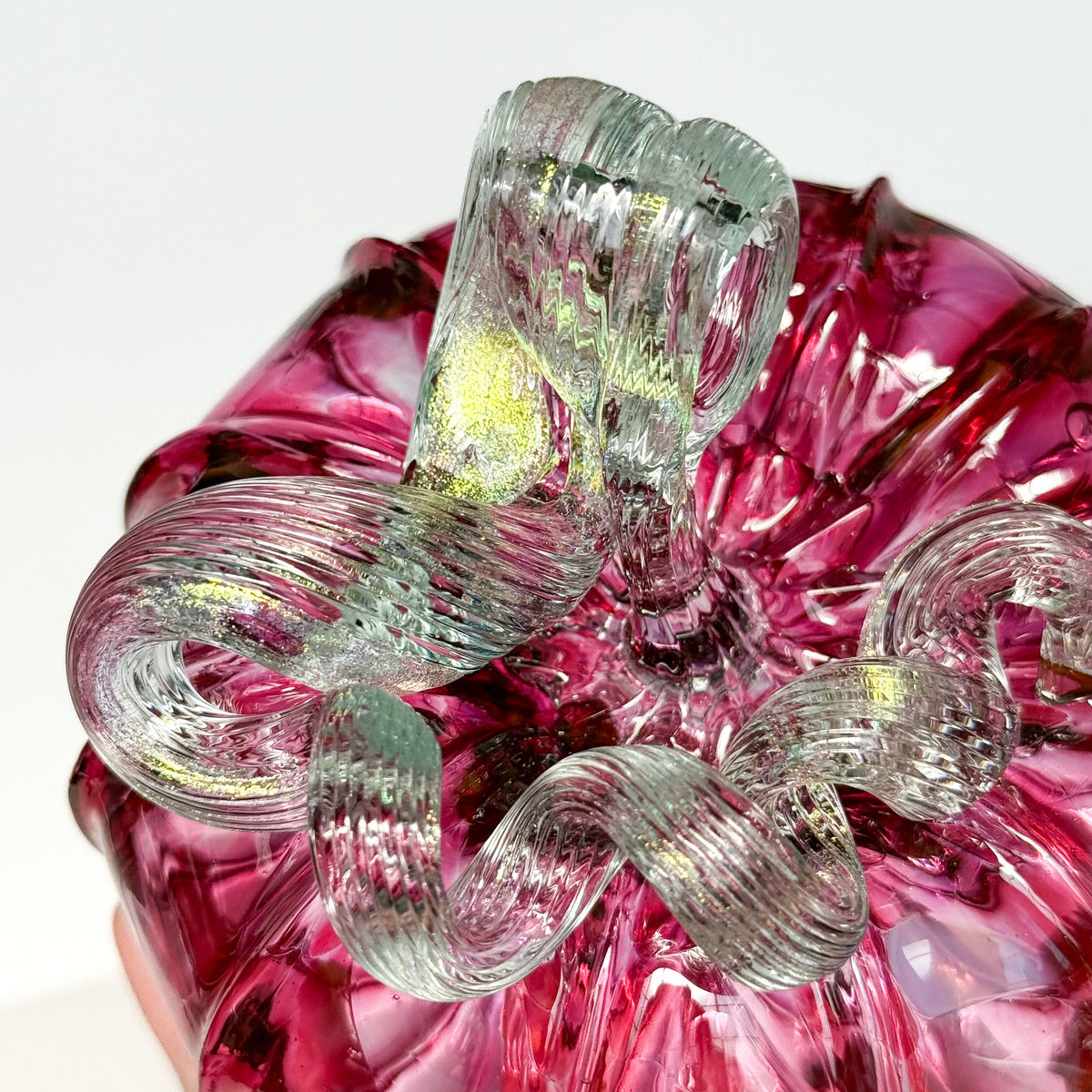 Facebook Live Pumpkin 8 Dicro Stem Gabby Luke Adams Glass Blowing Studio 