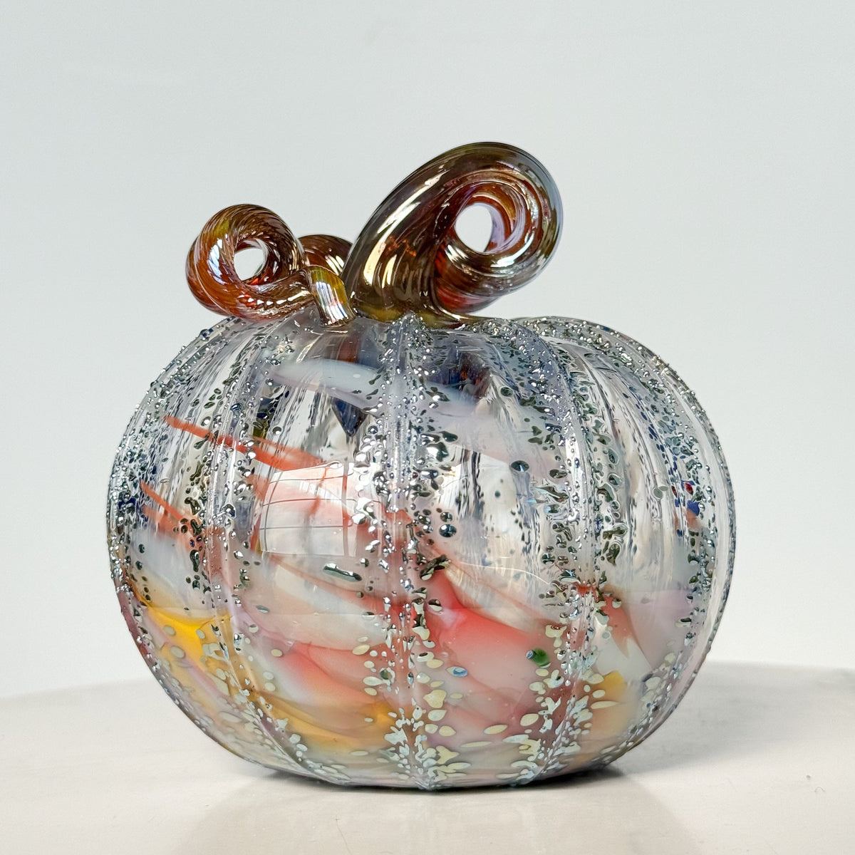 Facebook Live Pumpkin 13 Gabby Luke Adams Glass Blowing Studio 