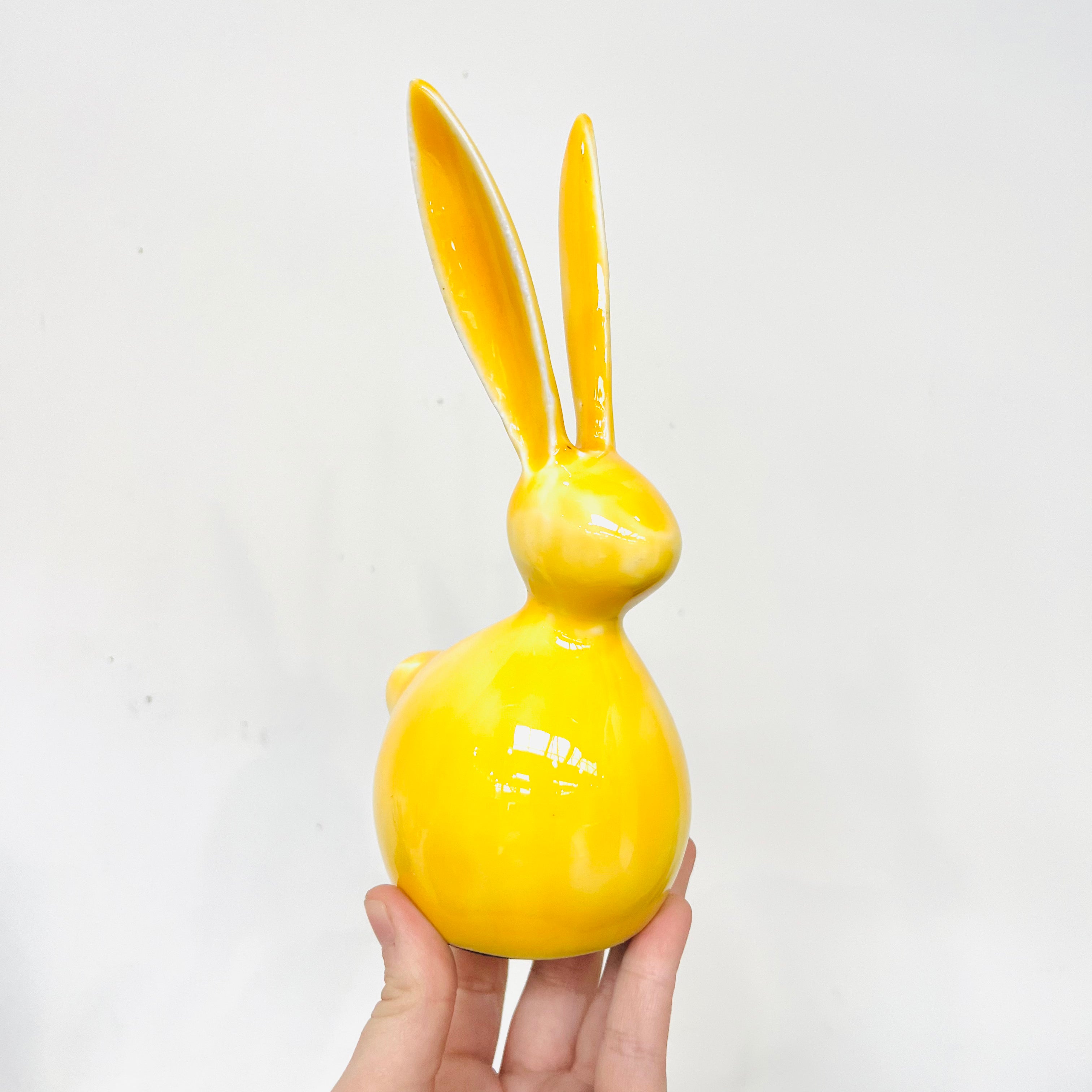 Metal Easter Rabbit 8” - Luke Adams Glass Blowing Studio