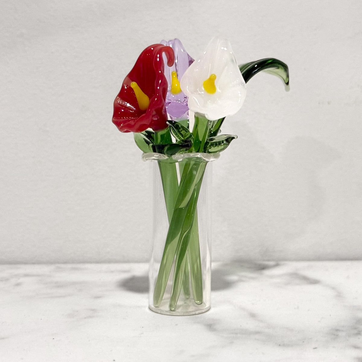 Tiny Vases - Build Your Own Bouquet Alex Wavy Tall Vase 