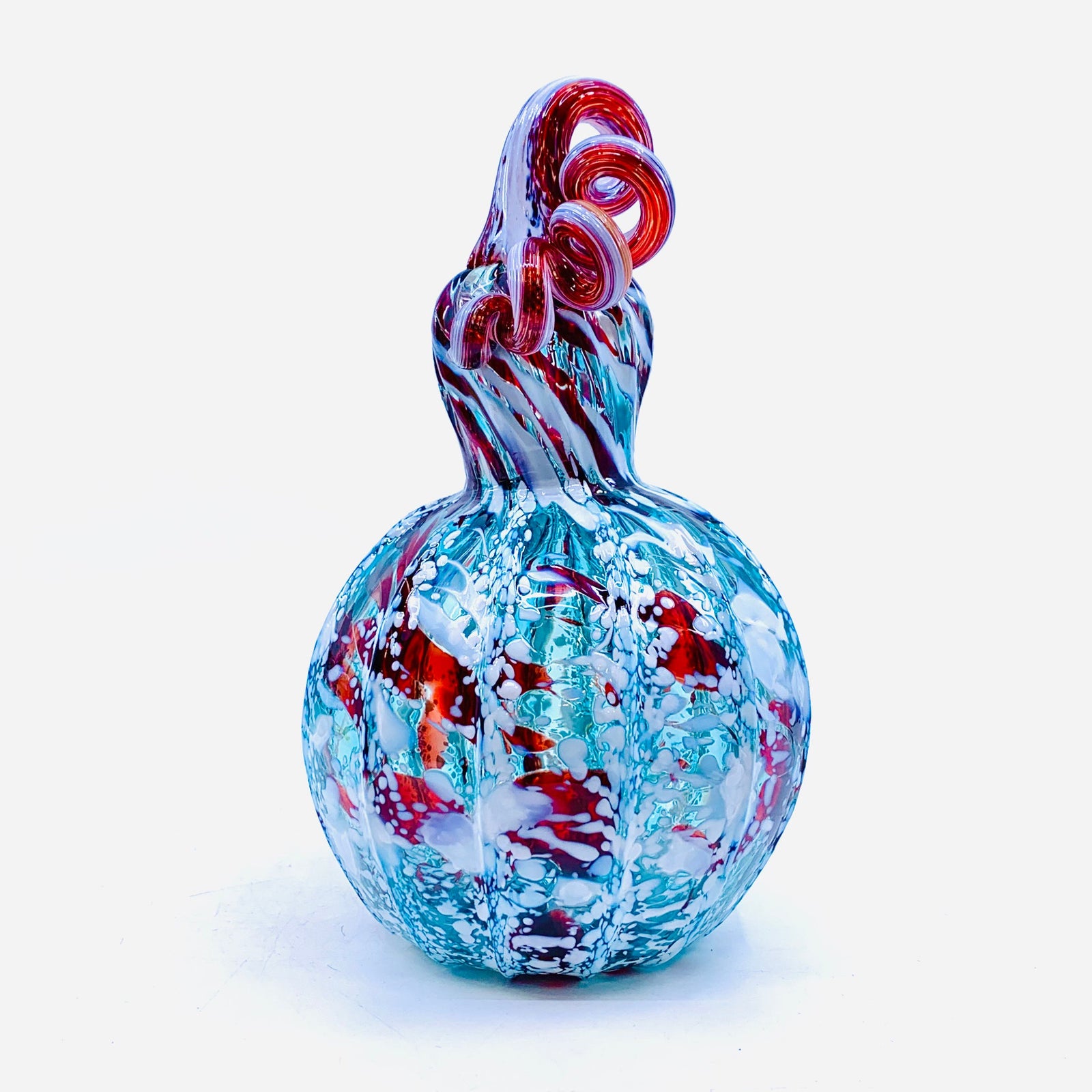 Winter Frost Gourd Inspo Luke Adams Glass Blowing Studio 