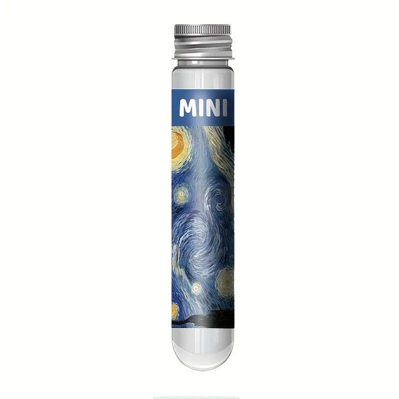 Mini Test Tube Puzzle - Mona Lisa Luke Adams Glass Blowing Studio 