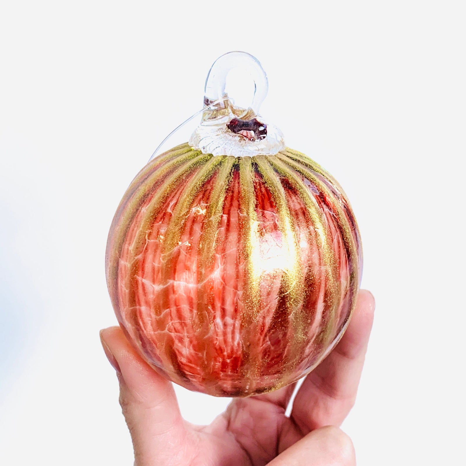 Cranberry Shimmer Ornament James Bilodeau 