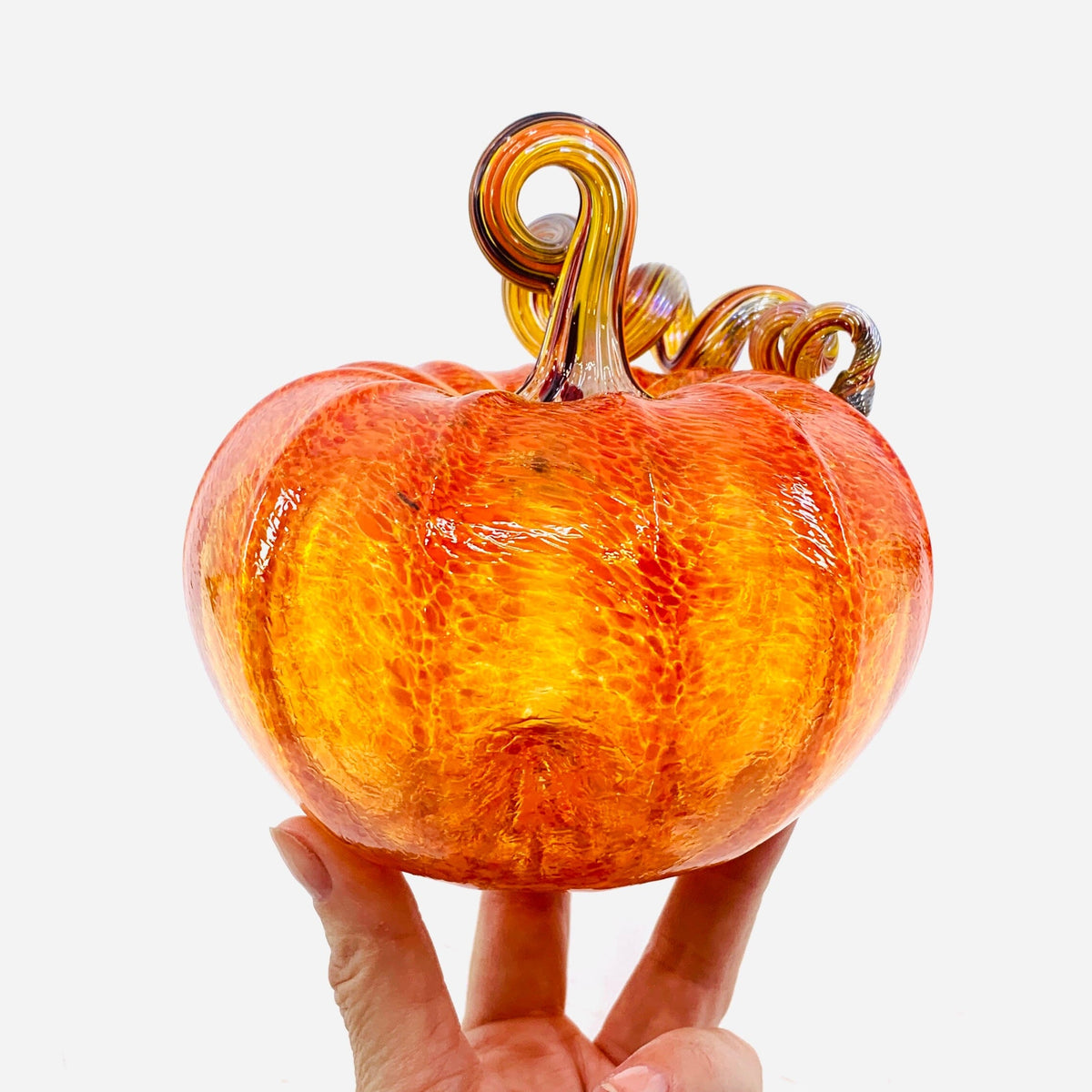 Daily Pumpkin 1360 Squat Daily Pumpkin Luke Adams Glass Blowing Studio 