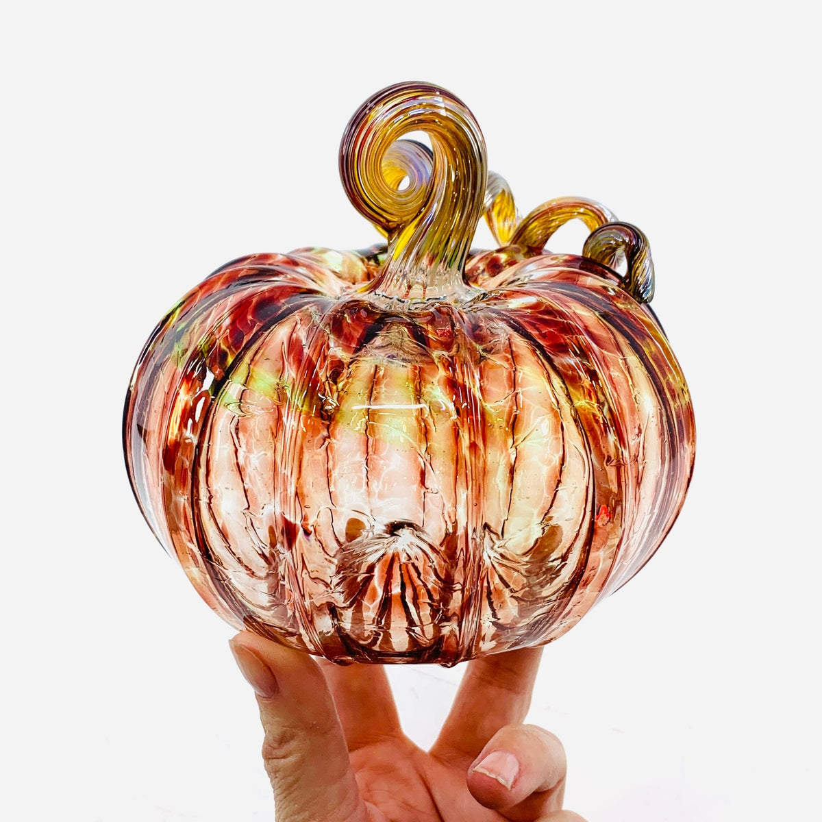 Daily Pumpkin 1368 Squat Daily Pumpkin Luke Adams Glass Blowing Studio 