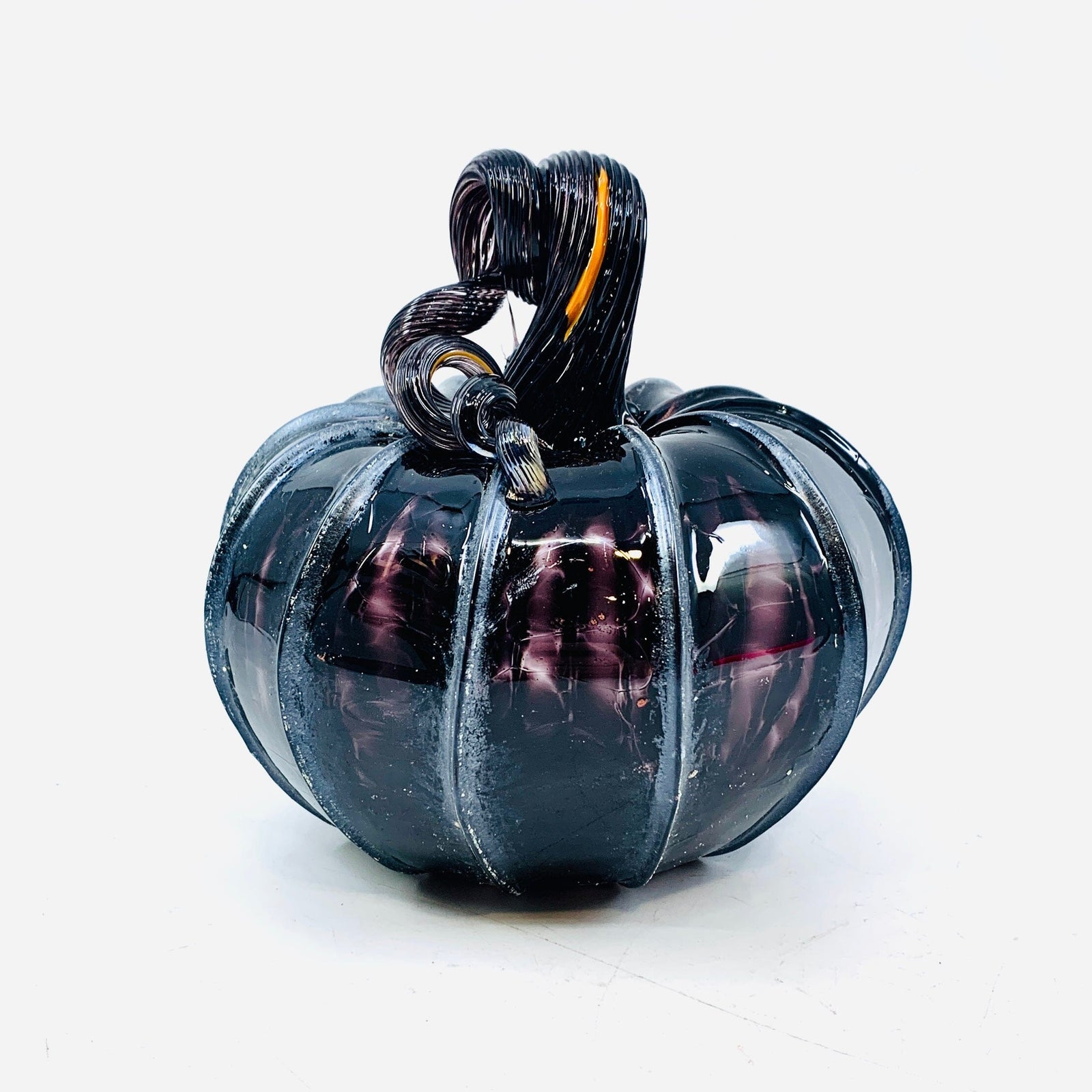 Daily Pumpkin 1369 Shimmer Squat Daily Pumpkin Luke Adams Glass Blowing Studio 