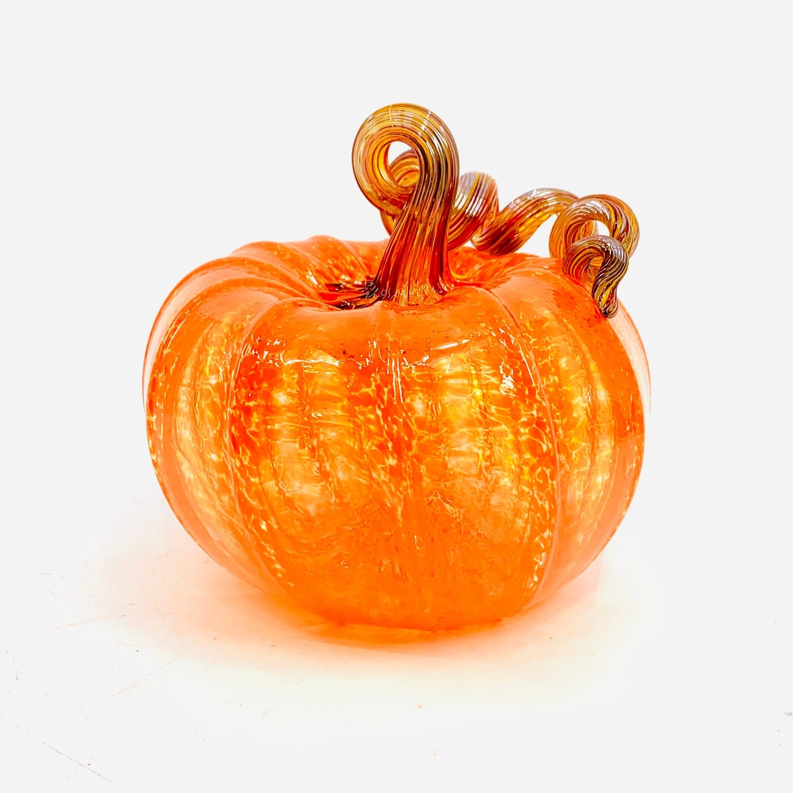 Daily Pumpkin 1372 Squat Daily Pumpkin Luke Adams Glass Blowing Studio 