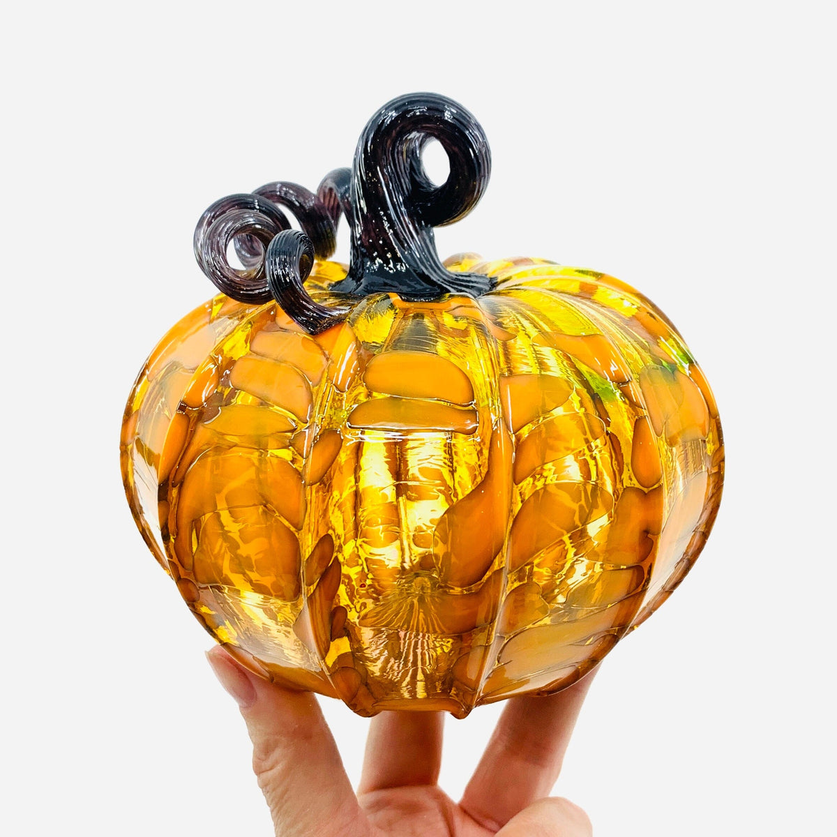 Daily Pumpkin 1375 Squat Daily Pumpkin Luke Adams Glass Blowing Studio 