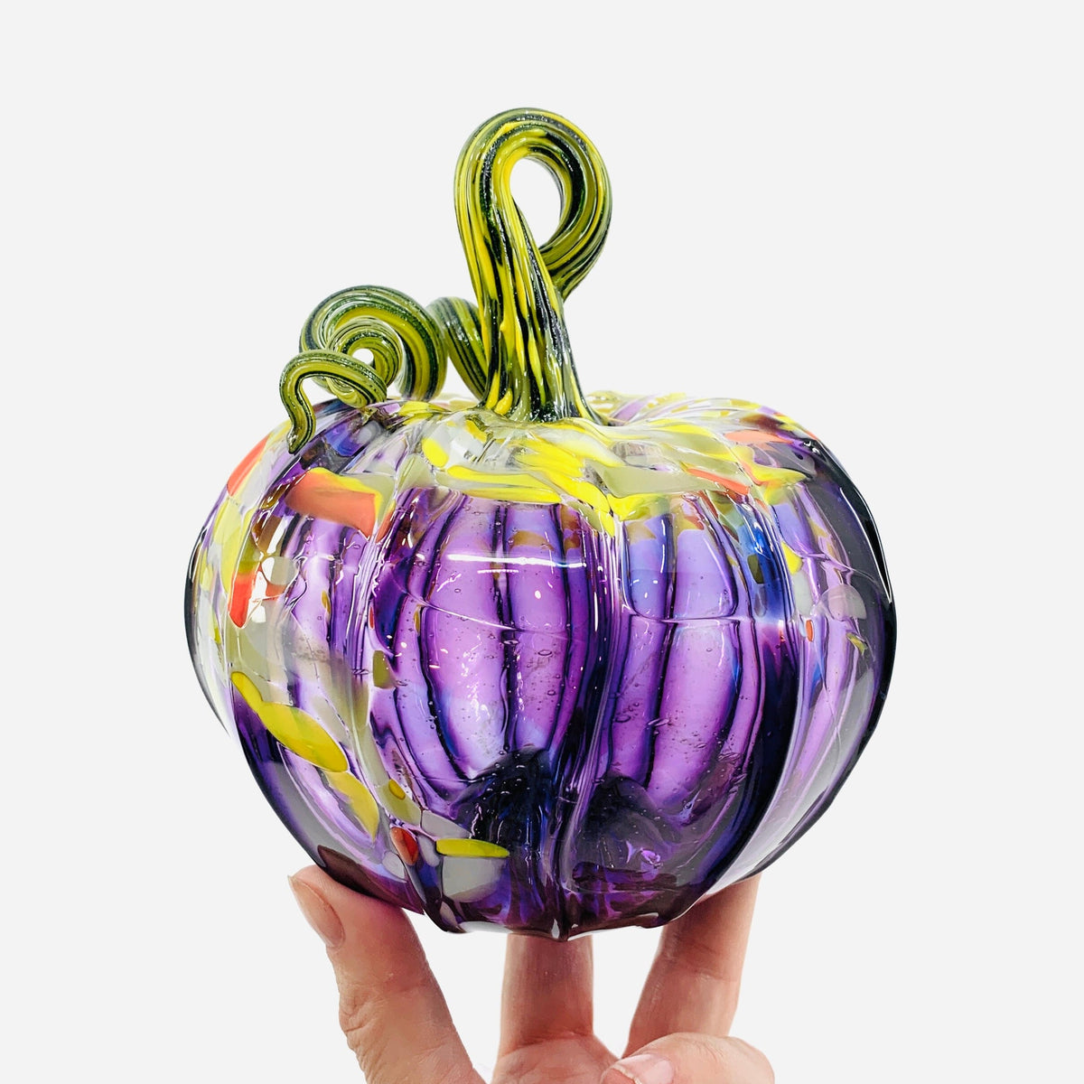 Daily Pumpkin 1376 Squat Daily Pumpkin Luke Adams Glass Blowing Studio 