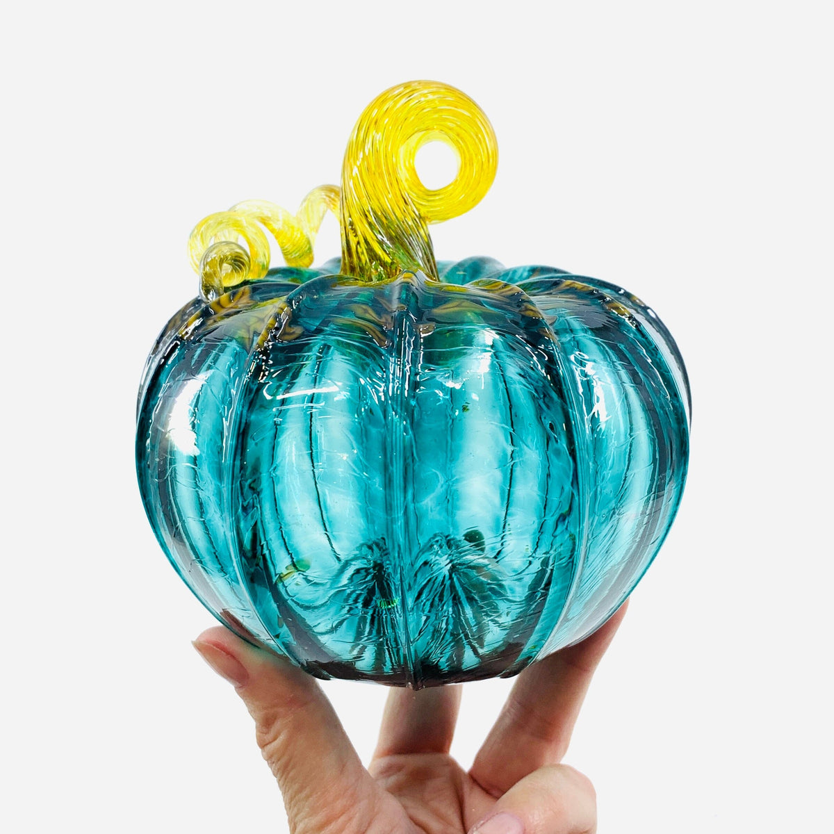 Daily Pumpkin 1378 Squat Daily Pumpkin Luke Adams Glass Blowing Studio 