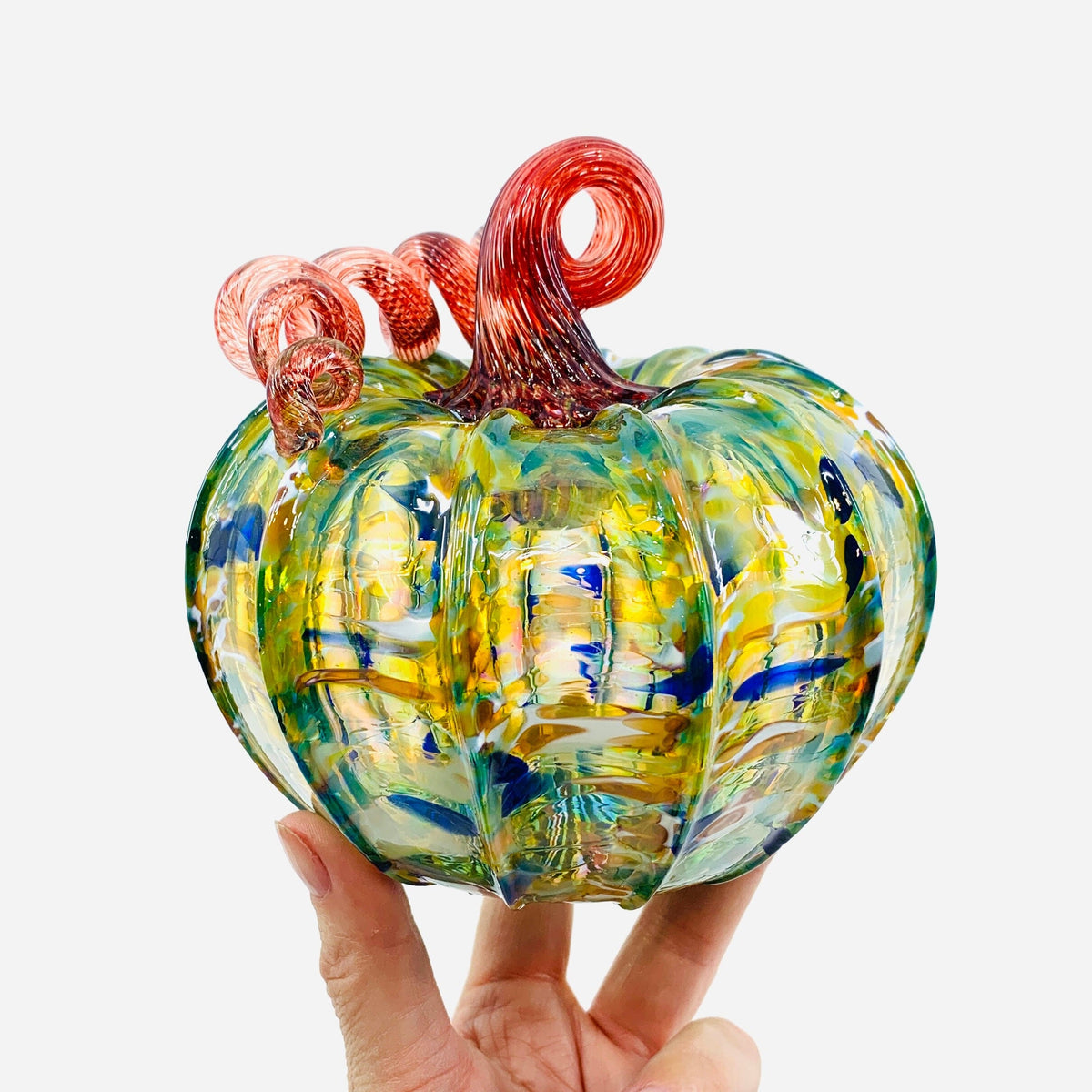 Daily Pumpkin 1379 Squat Daily Pumpkin Luke Adams Glass Blowing Studio 