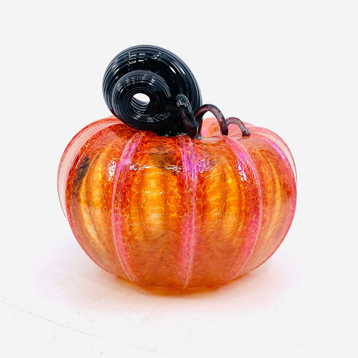 Daily Pumpkin 1382 Shimmer Squat Daily Pumpkin Luke Adams Glass Blowing Studio 