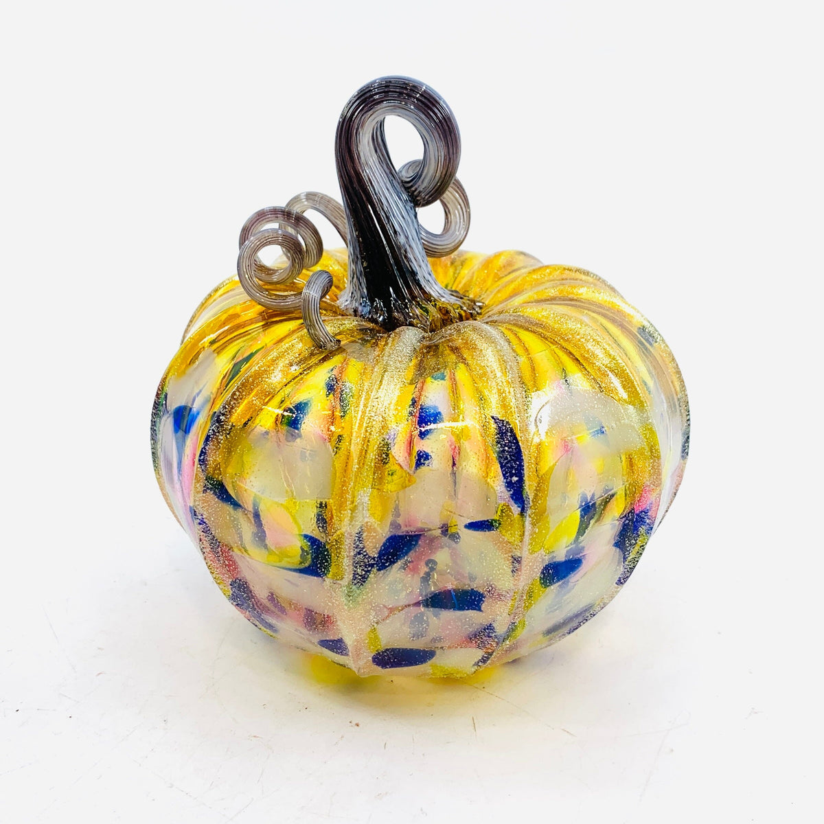 Daily Pumpkin 1389 Shimmer Squat Daily Pumpkin Luke Adams Glass Blowing Studio 