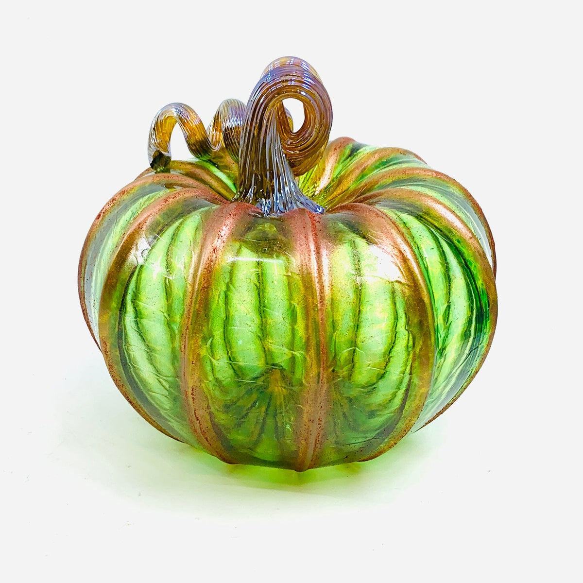 Daily Pumpkin 1391 Shimmer Squat Daily Pumpkin Luke Adams Glass Blowing Studio 