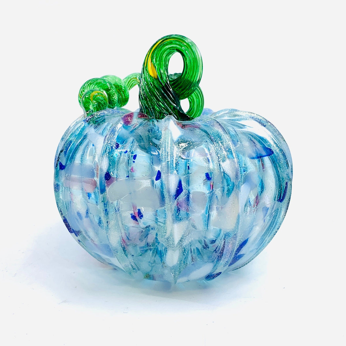 Daily Pumpkin 1392 Shimmer Squat Daily Pumpkin Luke Adams Glass Blowing Studio 
