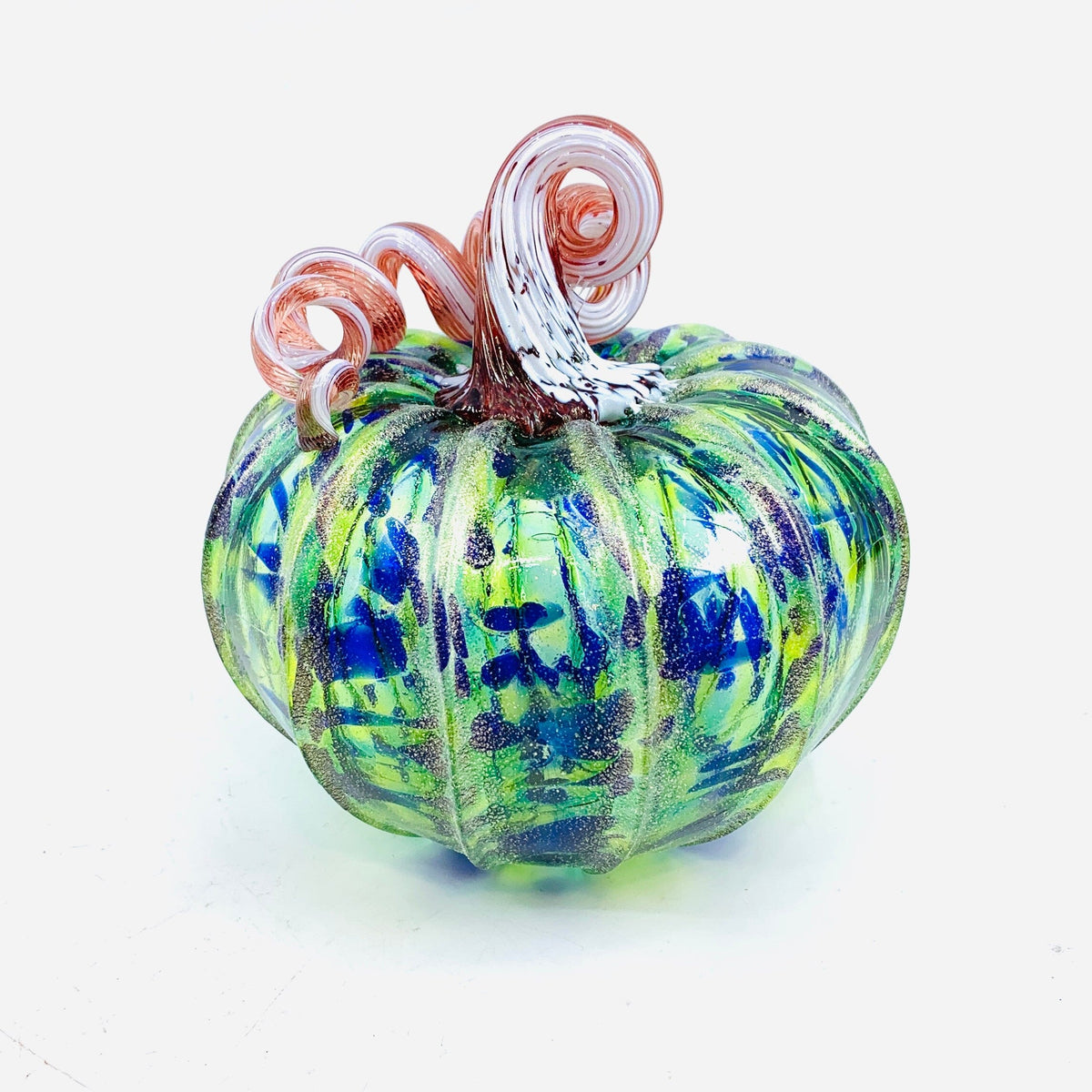 Daily Pumpkin 1395 Shimmer Squat Daily Pumpkin Luke Adams Glass Blowing Studio 