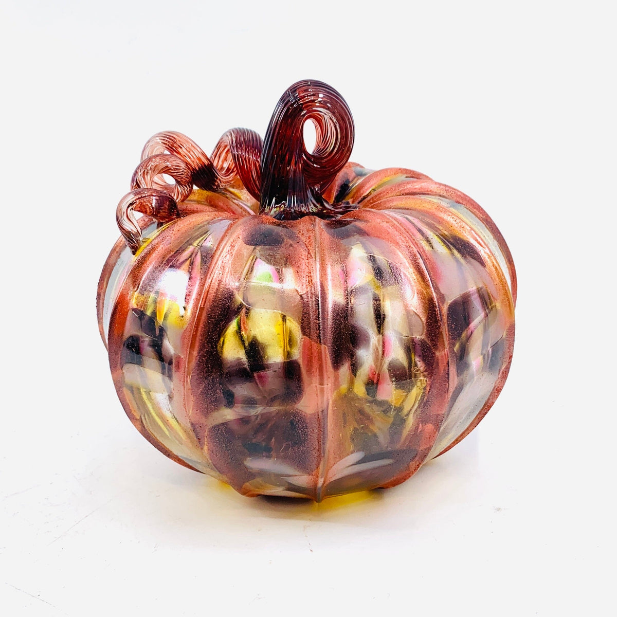 Daily Pumpkin 1396 Shimmer Squat Daily Pumpkin Luke Adams Glass Blowing Studio 