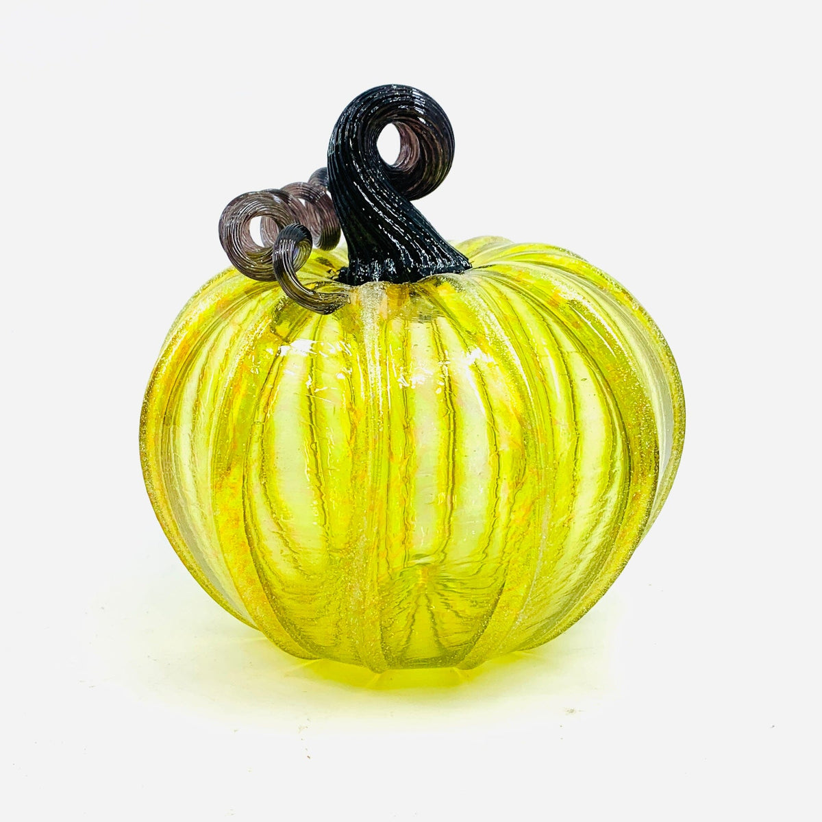 Daily Pumpkin 1397 Shimmer Squat Daily Pumpkin Luke Adams Glass Blowing Studio 