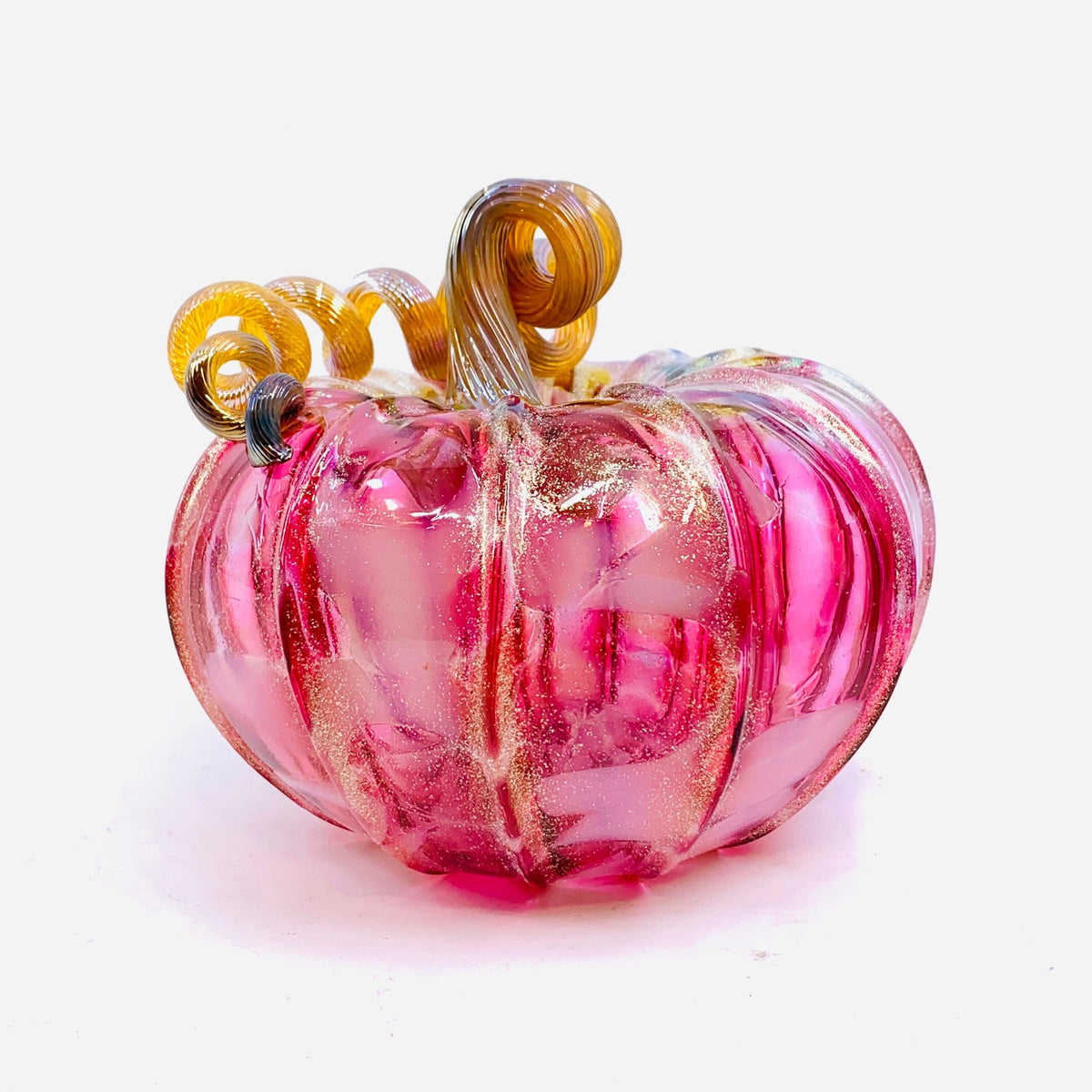 Daily Pumpkin 1399 Shimmer Squat Daily Pumpkin Luke Adams Glass Blowing Studio 