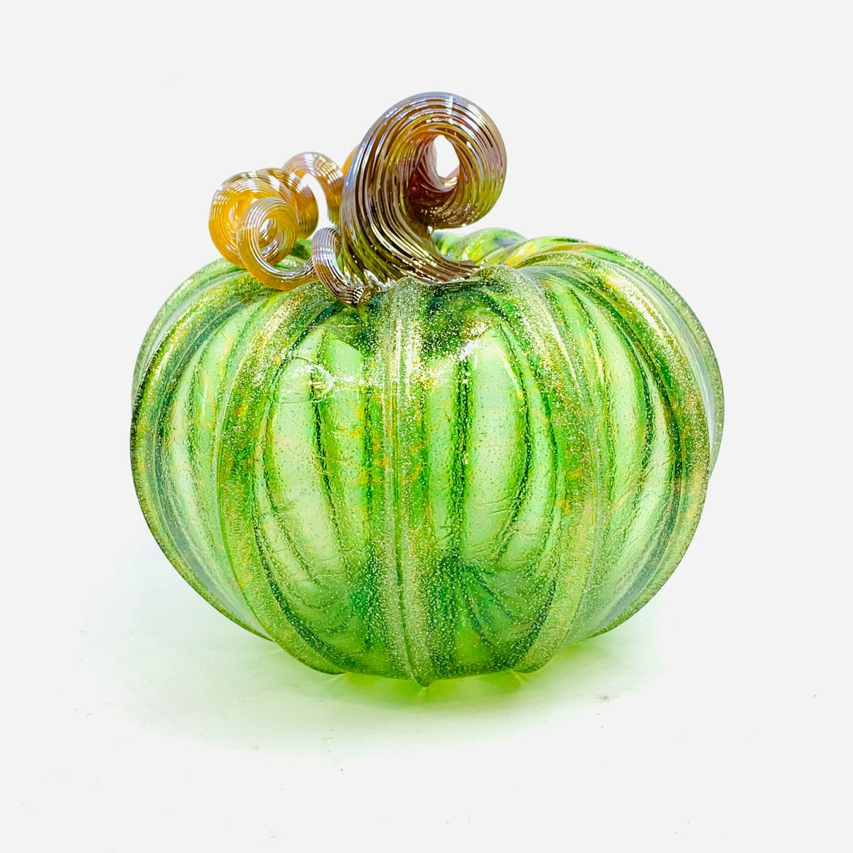 Daily Pumpkin 1401 Shimmer Squat Daily Pumpkin Luke Adams Glass Blowing Studio 