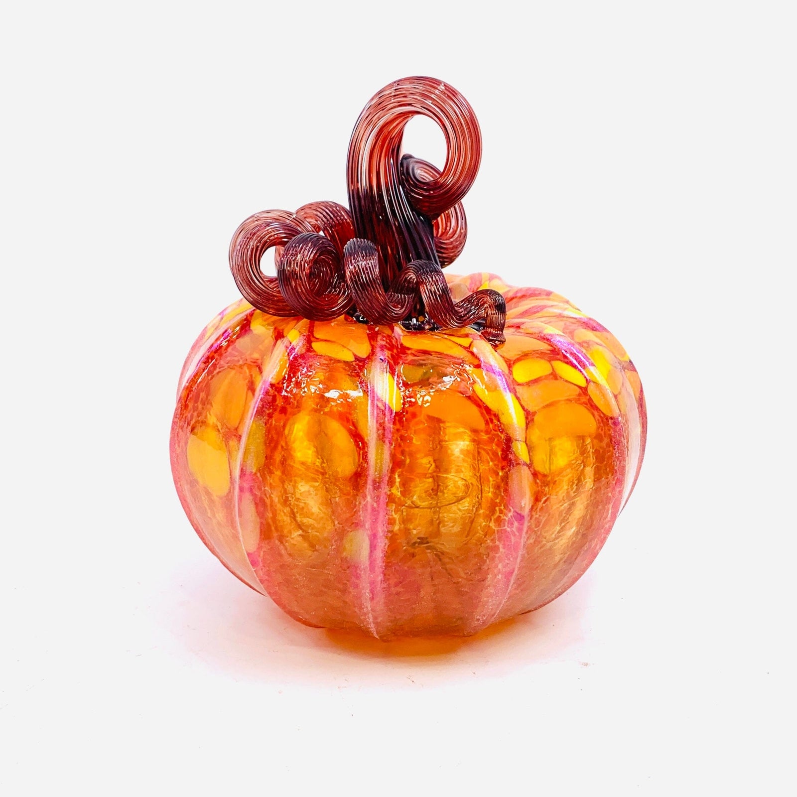 Daily Pumpkin 1406 Shimmer Squat Daily Pumpkin Luke Adams Glass Blowing Studio 