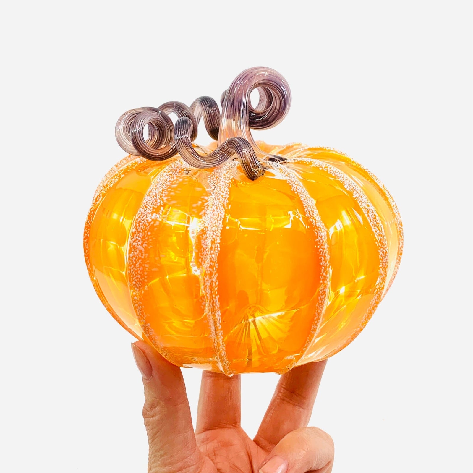 Daily Pumpkin 1410 Squat Daily Pumpkin Luke Adams Glass Blowing Studio 