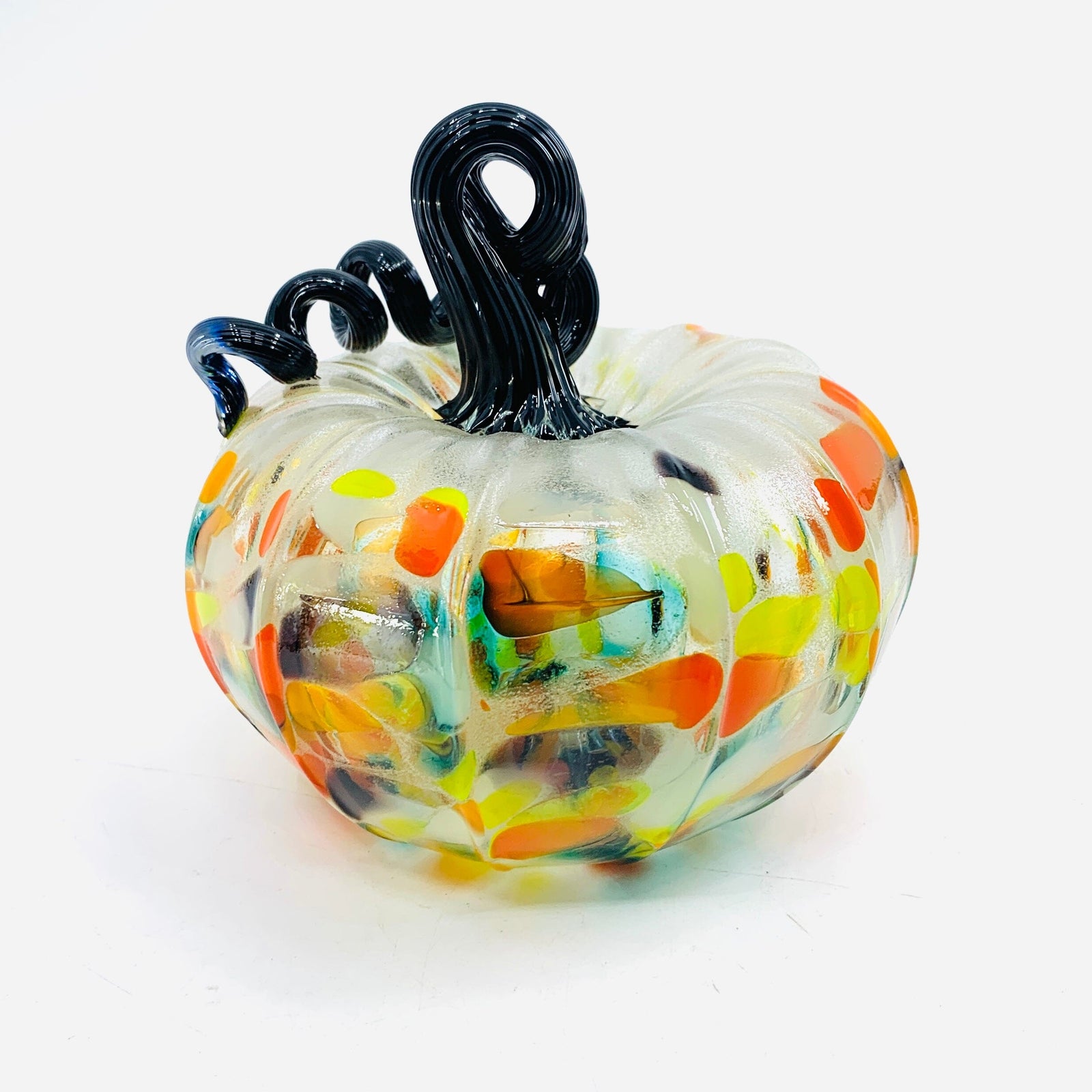 Daily Glow Pumpkin 1423 Squat Daily Pumpkin Luke Adams Glass Blowing Studio 