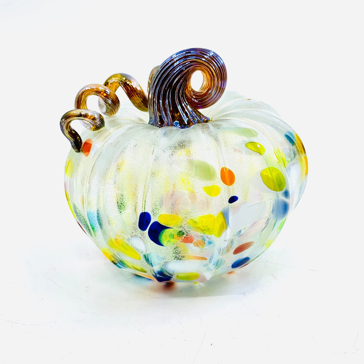 Daily Glow Pumpkin 1425 Squat Daily Pumpkin Luke Adams Glass Blowing Studio 