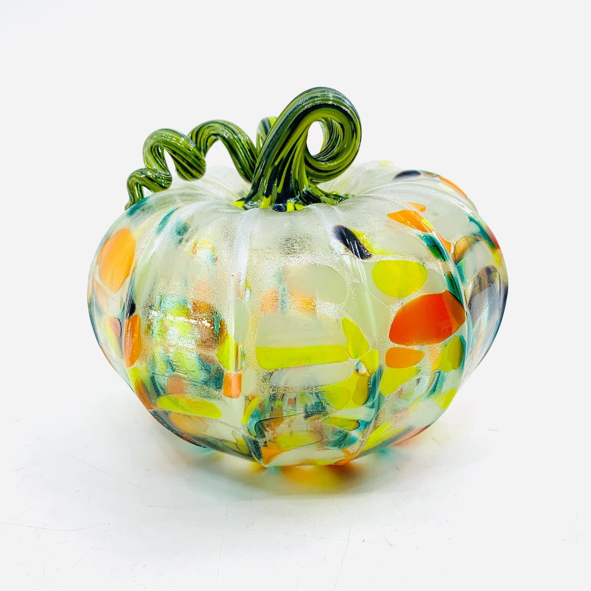 Daily Glow Pumpkin 1427 Squat Daily Pumpkin Luke Adams Glass Blowing Studio 