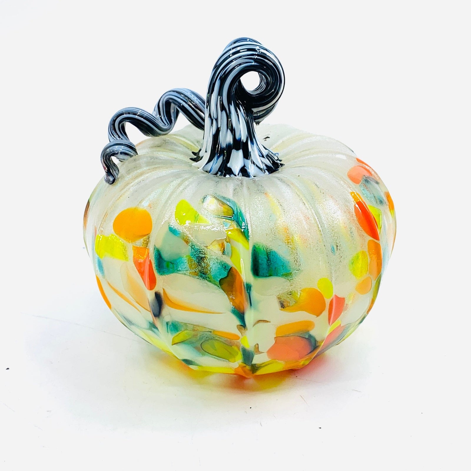 Daily Glow Pumpkin 1428 Squat Daily Pumpkin Luke Adams Glass Blowing Studio 