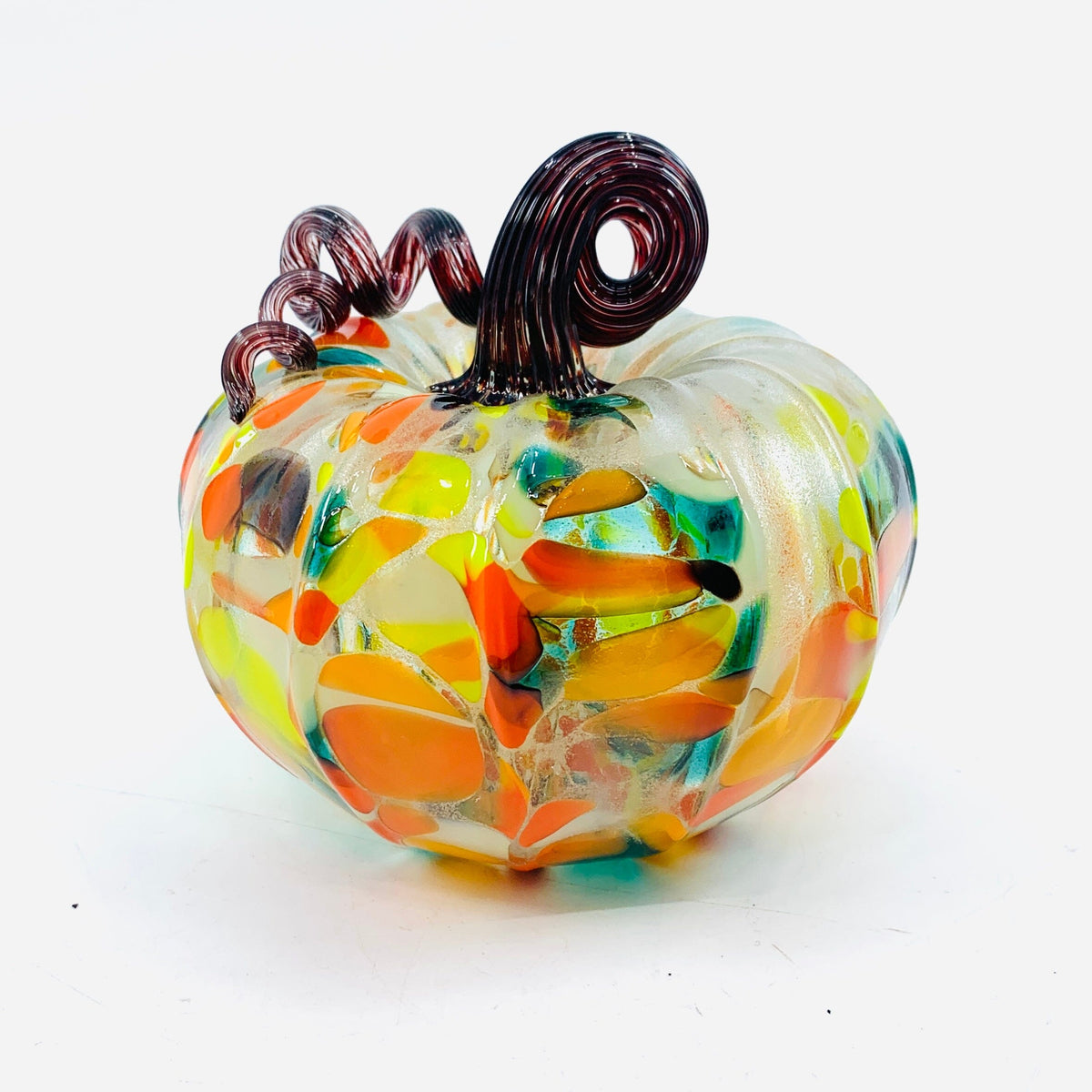Daily Glow Pumpkin 1431 Squat Daily Pumpkin Luke Adams Glass Blowing Studio 