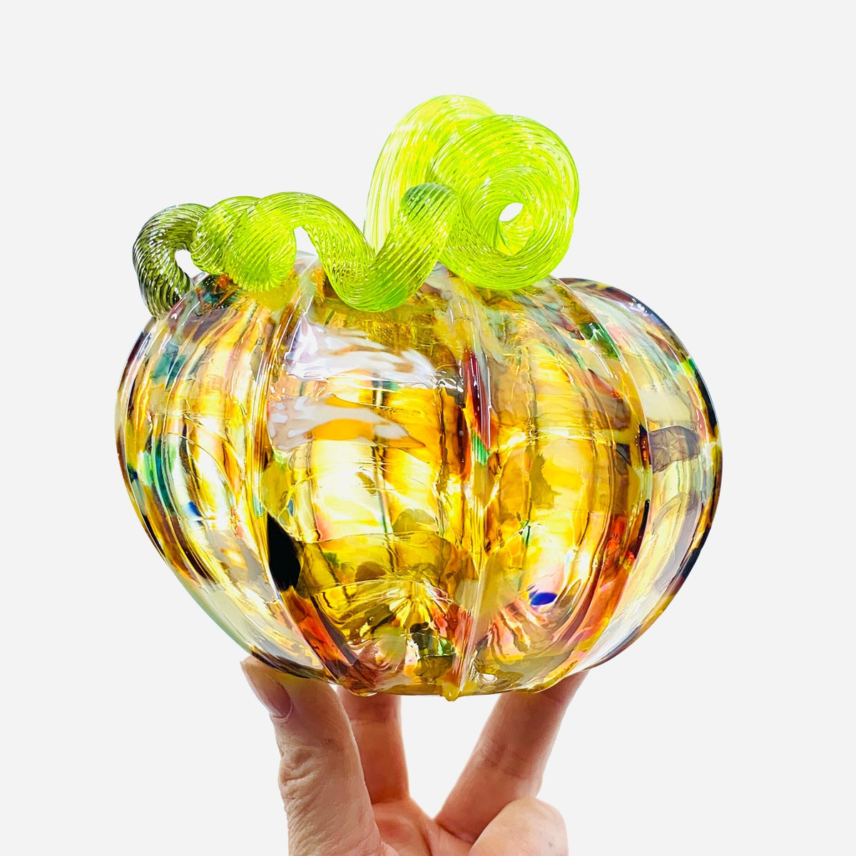 Daily Pumpkin 1439 Oops Squat Daily Pumpkin Luke Adams Glass Blowing Studio 