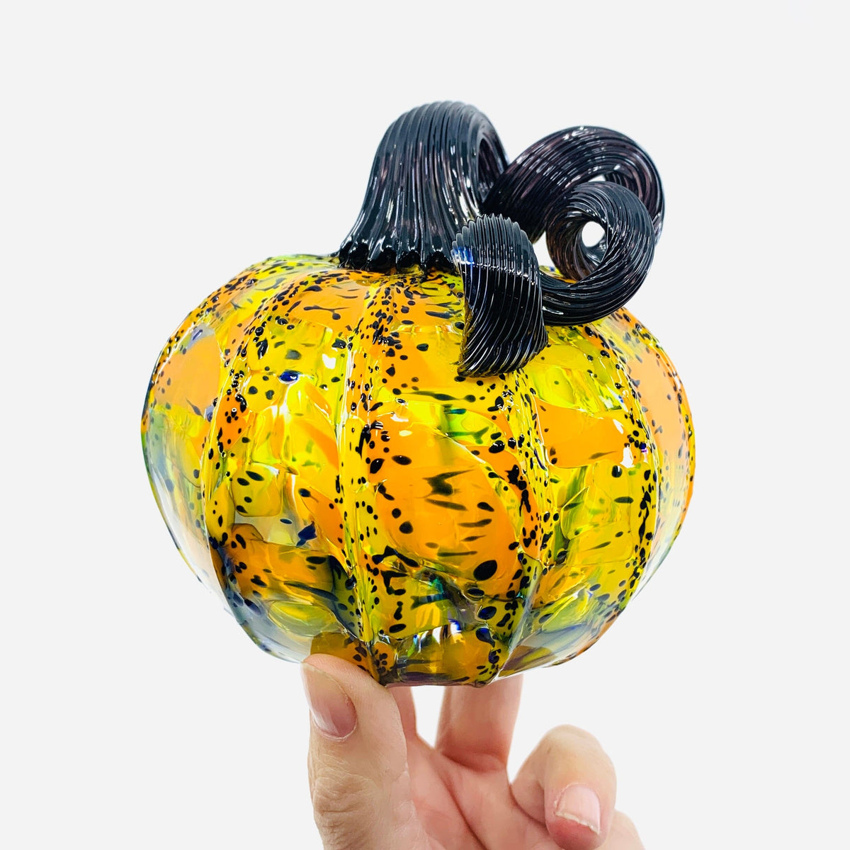 Daily Pumpkin 1448 Oops Squat Daily Pumpkin Luke Adams Glass Blowing Studio 