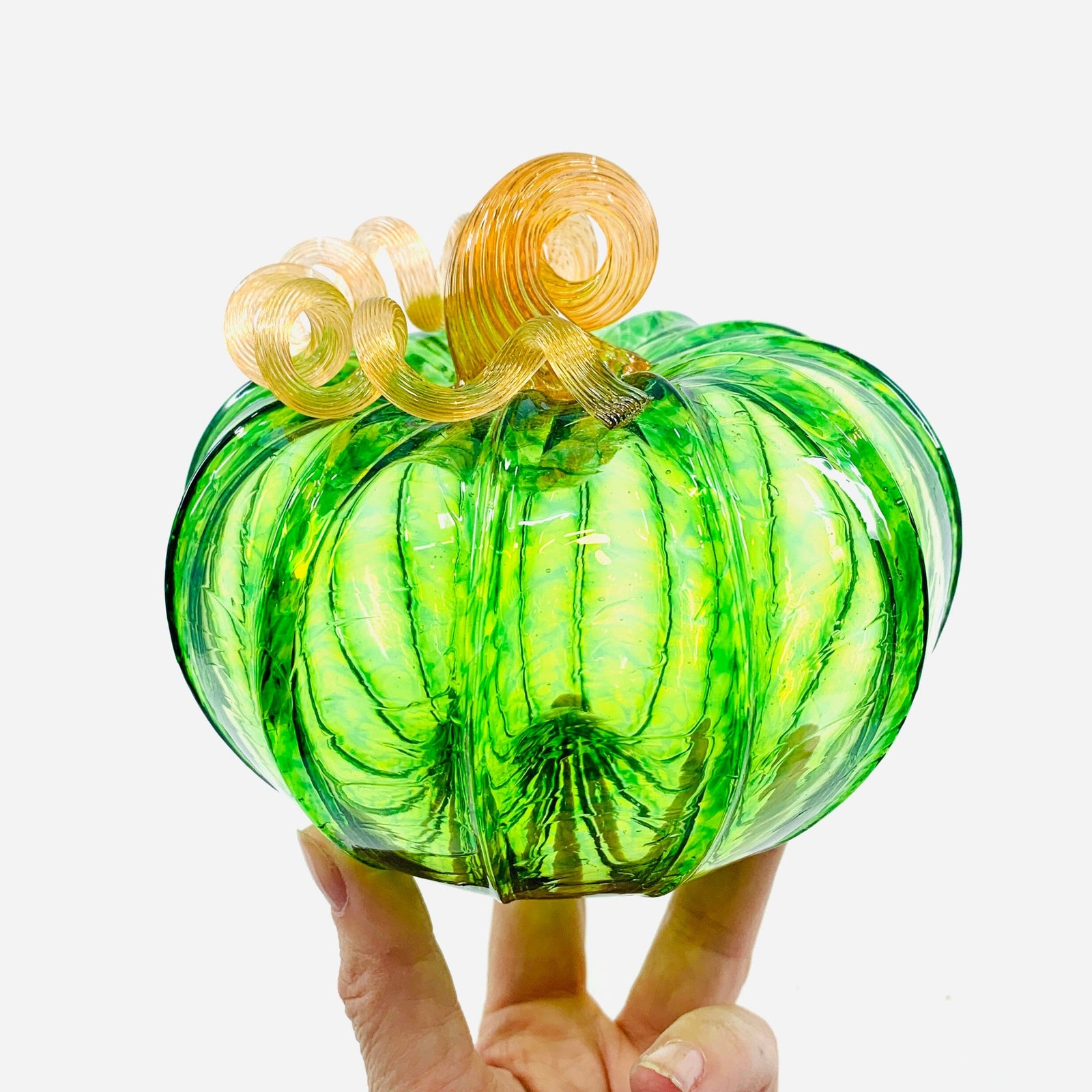 Daily Pumpkin 1457 Squat Daily Pumpkin Luke Adams Glass Blowing Studio 