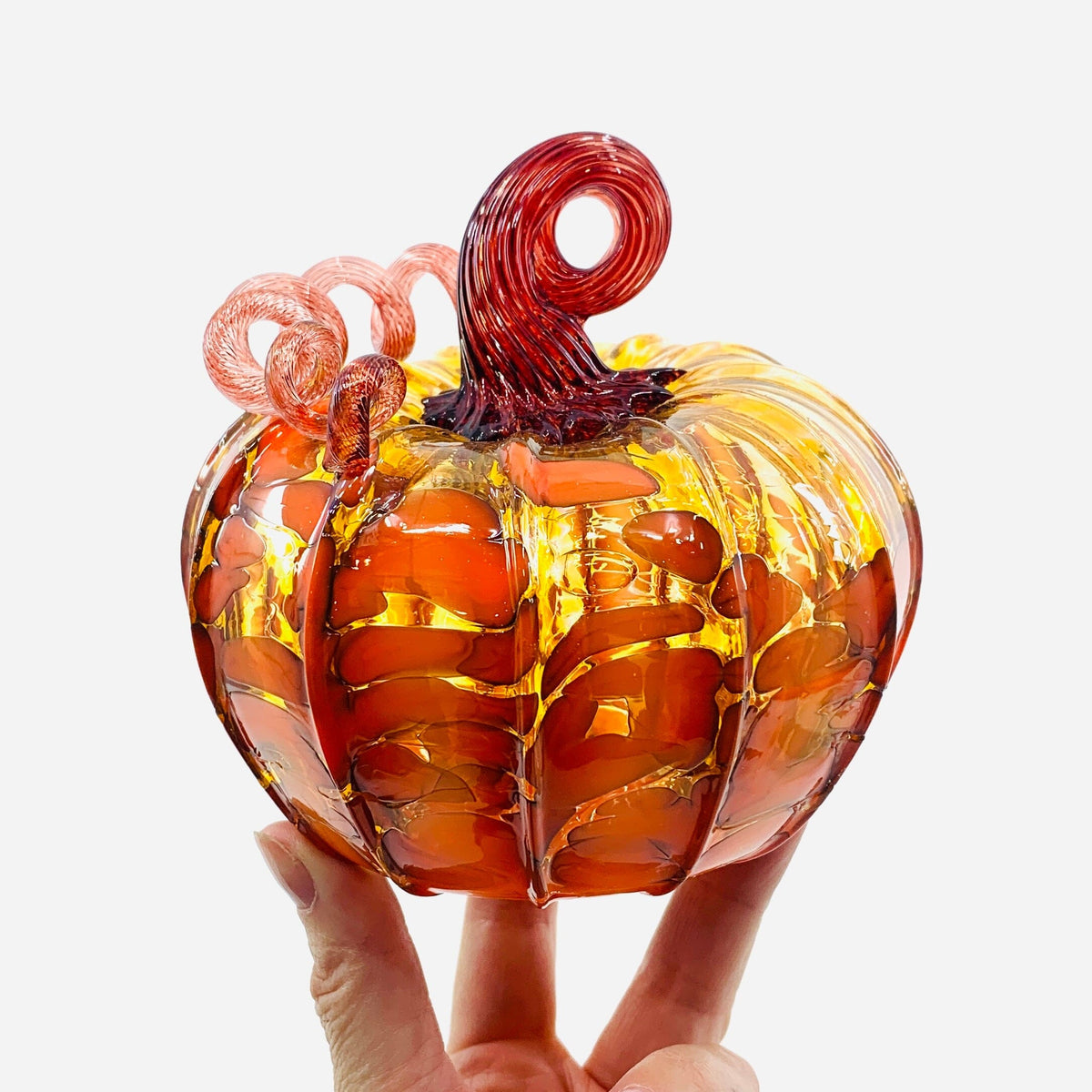 Daily Pumpkin 1462 Squat Daily Pumpkin Luke Adams Glass Blowing Studio 