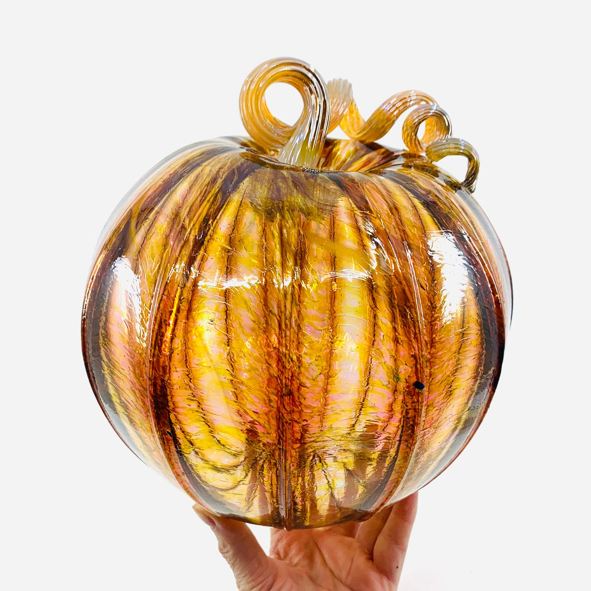 Daily Pumpkin 1465 Large Daily Pumpkin Luke Adams Glass Blowing Studio 