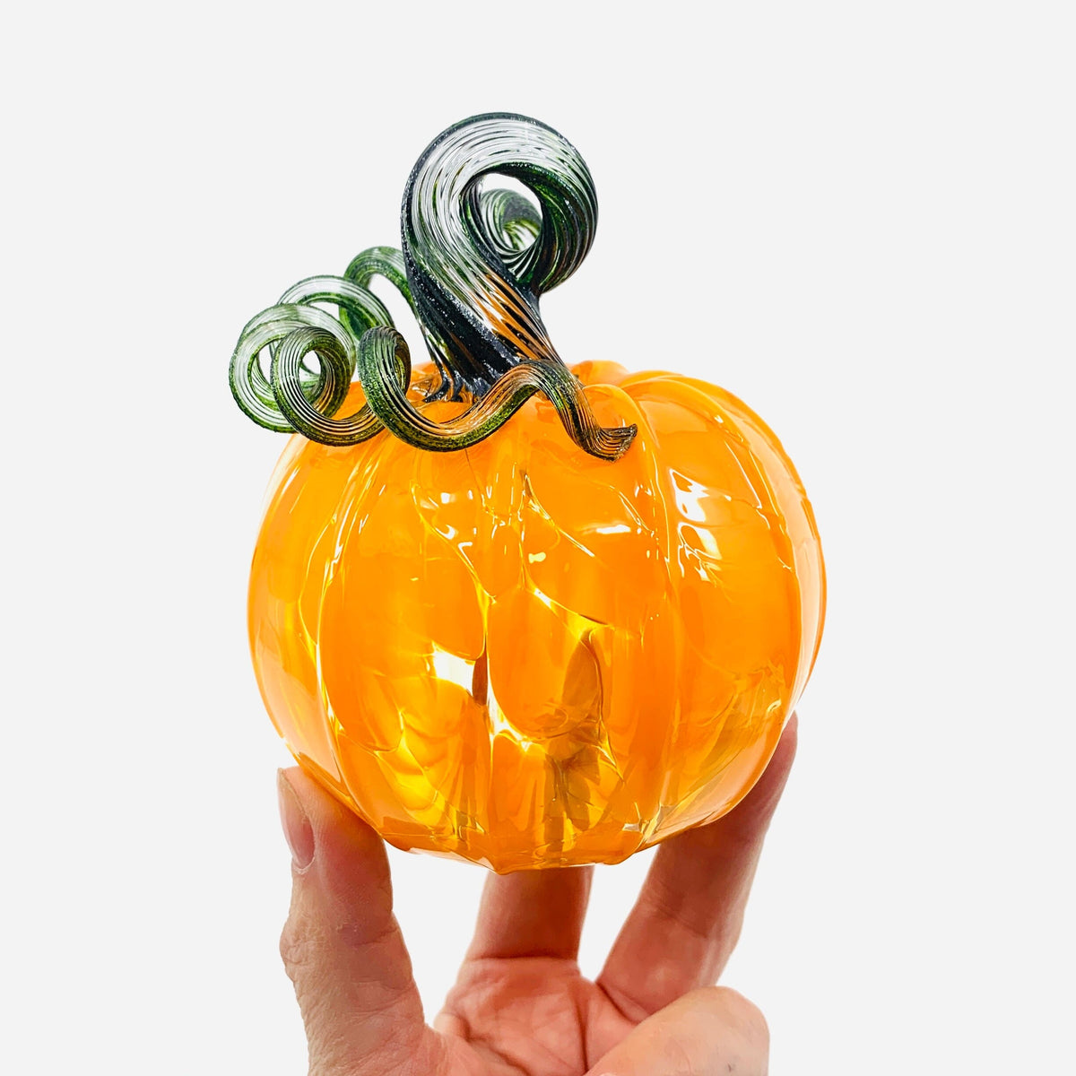 Daily Pumpkin 1466 Mini Daily Pumpkin Luke Adams Glass Blowing Studio 