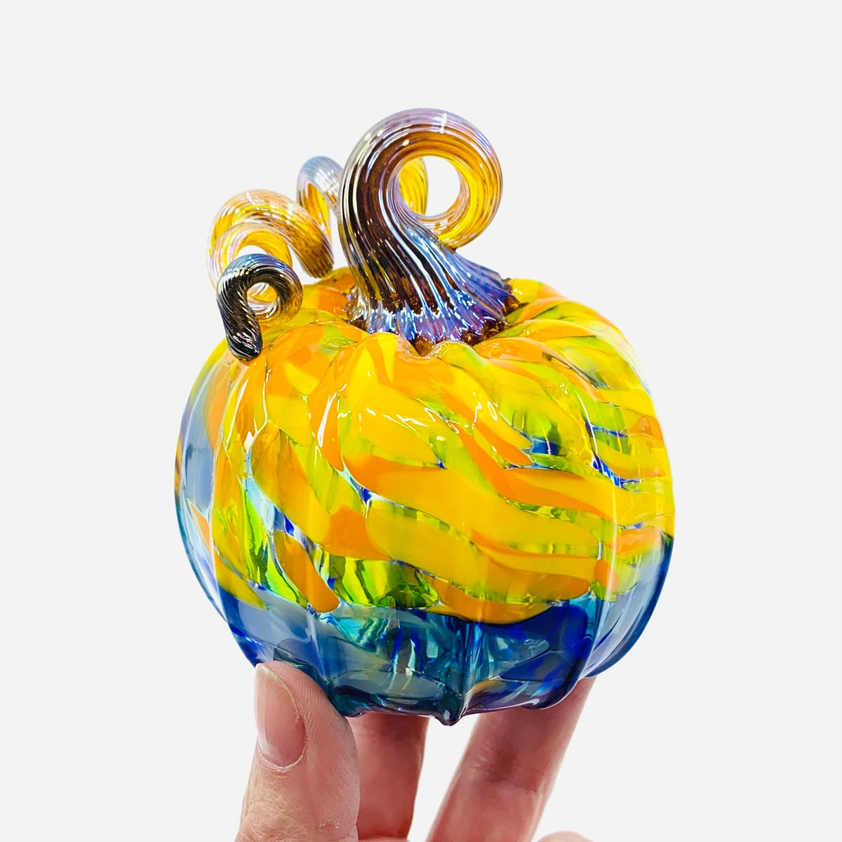 Daily Pumpkin 1468 Mini Daily Pumpkin Luke Adams Glass Blowing Studio 