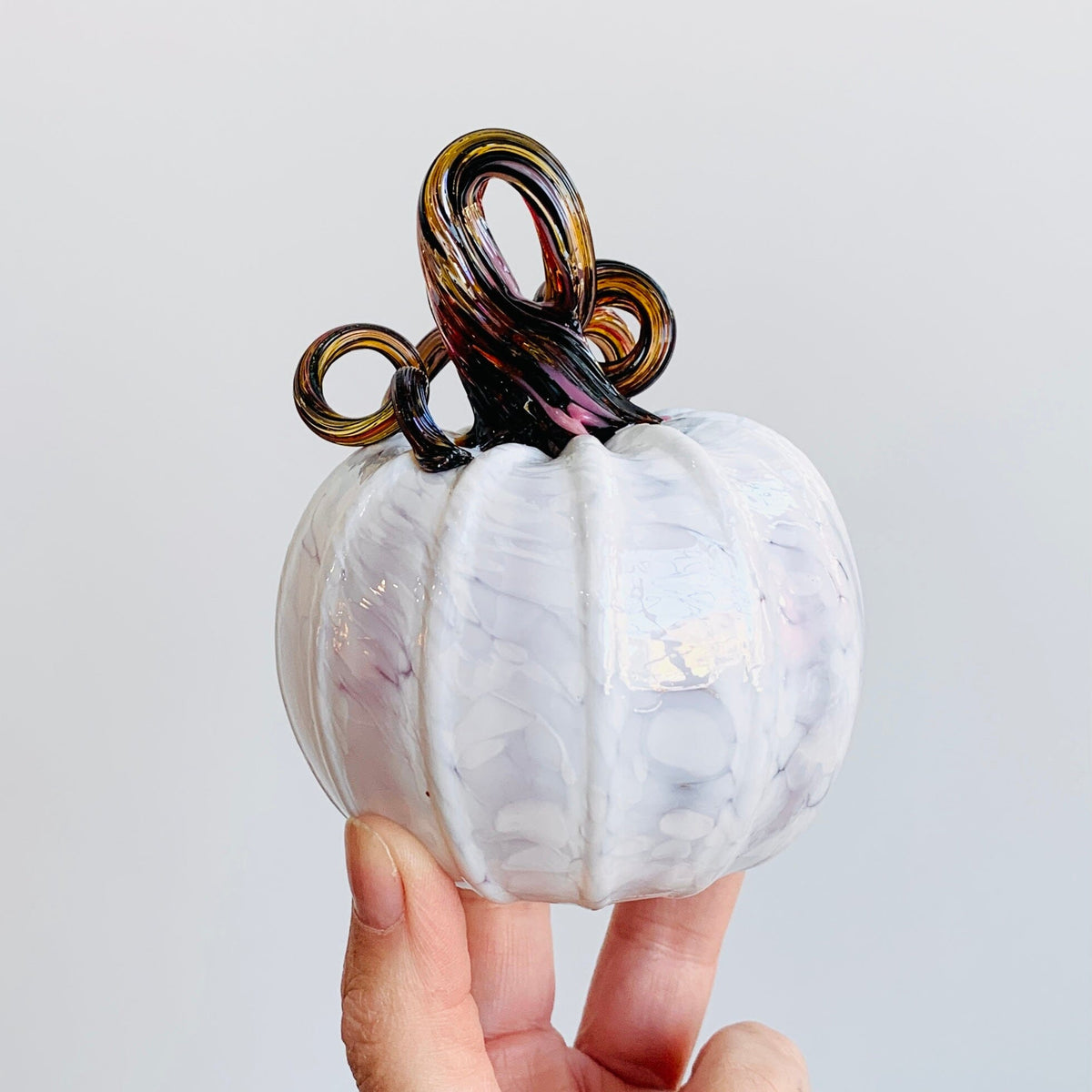 Daily Pumpkin 1469 Mini Daily Pumpkin Luke Adams Glass Blowing Studio 
